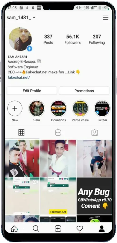 InstaPro app preview